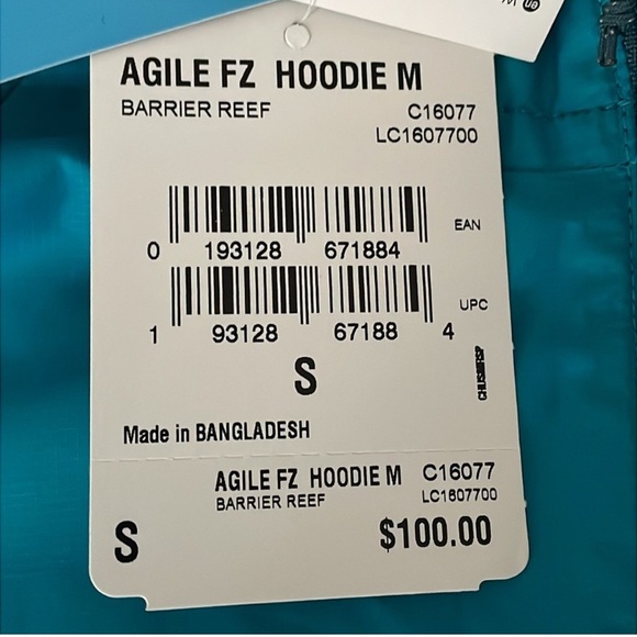 New Salomon Teal Hooded Lightweight
Jacket Size Small - Picture 10 of 10